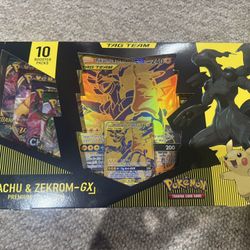 Pokemon Pikachu & Zekrom GX Premium Collection NEW Sealed SELL/TRADE