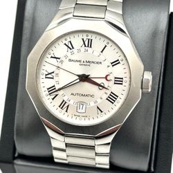 BAUME MERCIER Riviera 65563 Silver Dial Stainless Steel 40mm Gents Watch