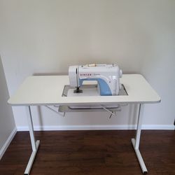 Sewing Machine & Table