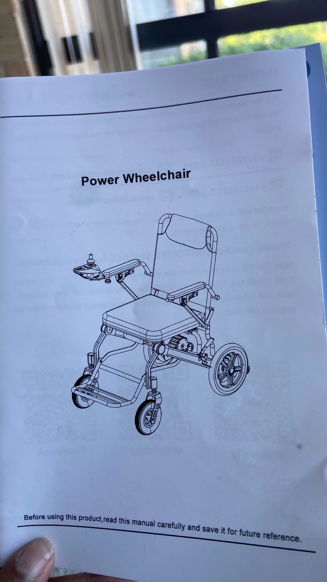 Kerdom Foldable Electric Wheelchair