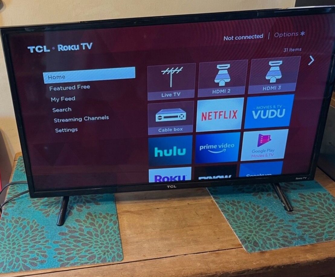32inch TCL Roku Tv