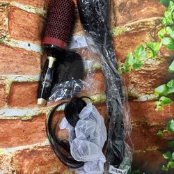 3 New Artificial Wigs + Ed Hardy Brush 