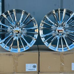 22” Chrome Wheel Slls We Financce No Credit Need Txt For Prices