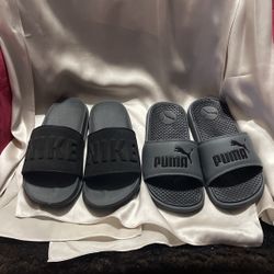 Puma Nike Slides 