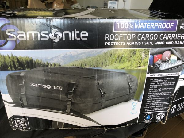 samsonite rooftop cargo carrier