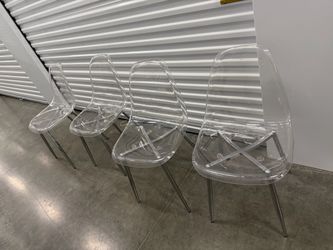 Clear chairs