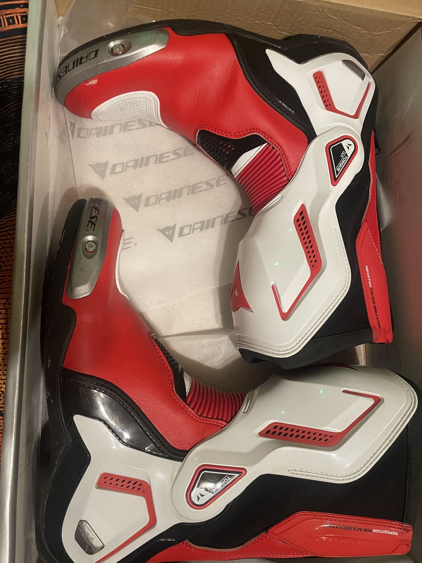 Dianese Torque 3 Motorcycle Racing Boots Size 11
