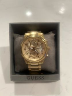 GUESS Gold Stainless Steel Chronograph Men’s Watch