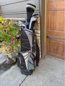 Complete Golf Club Set with TaylorMade Burner Driver and Nicklaus Stand Bag