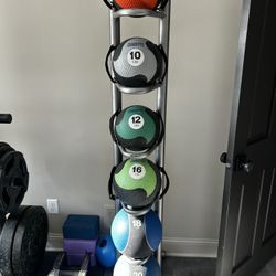 Medball Tree & medicine Balls