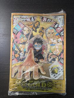 One piece vintage magazine GOLD film Japanese