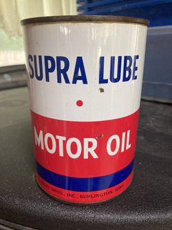 Vintage Supra Lube Full Oil Quart