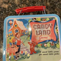 Vintage Candy Land Game Metal Lunch Box