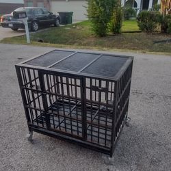 Jaula  De hierro  Grueso  Medidas 36x25 Es Mediana 