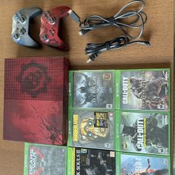 XBOX One S Gears Of War w/ Controller And Games