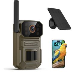 Clip blur Trail Camera W/ Solar Panel (Brand new) Sealed