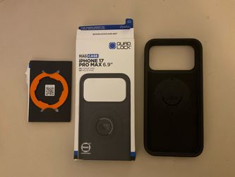Quad Lock MAG Case for 17 Pro Max + Orange Accessory