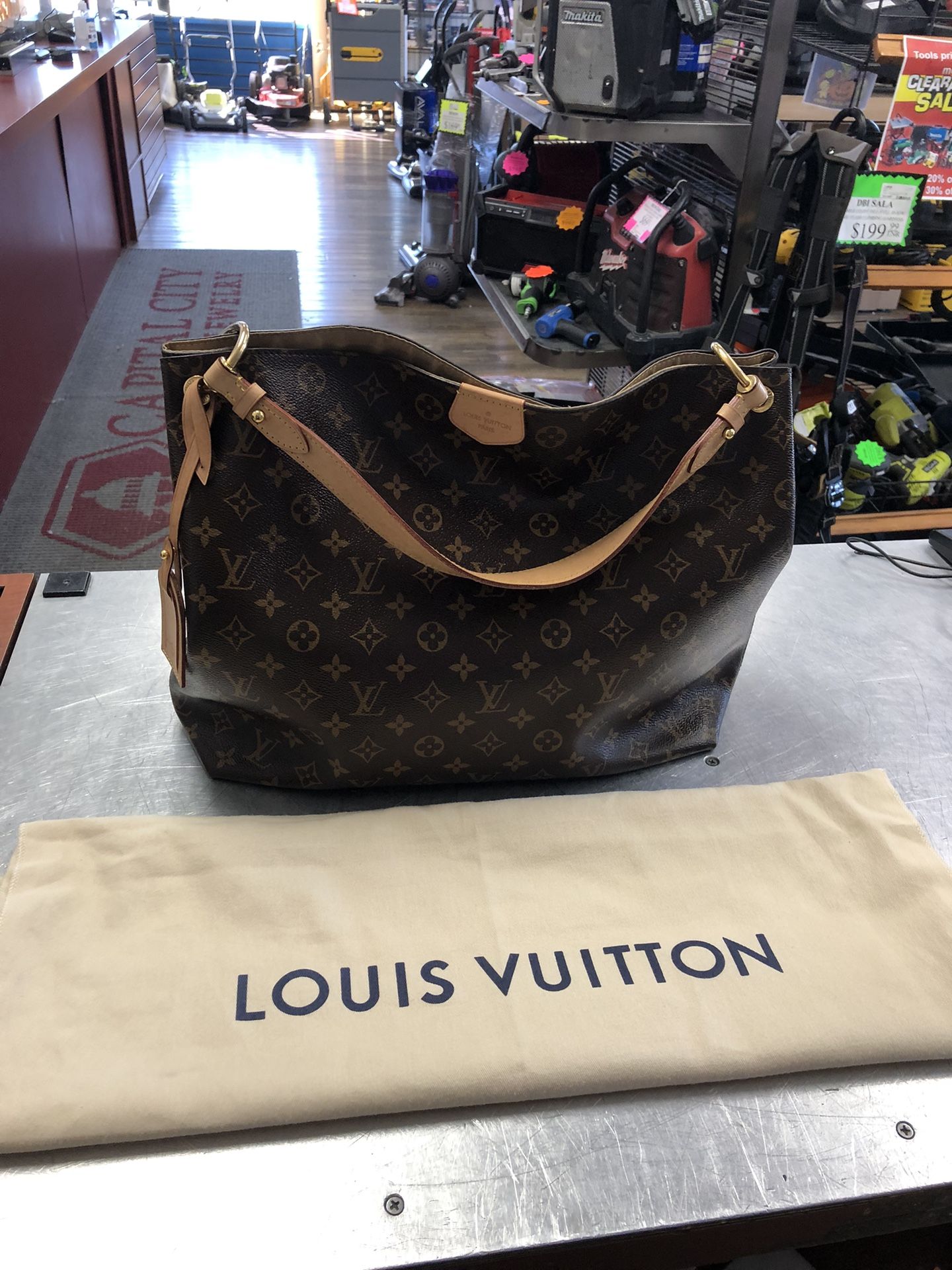 1003 Louis Vuitton M43704 Gracefull MM Purse Entropy Authenticated 006430