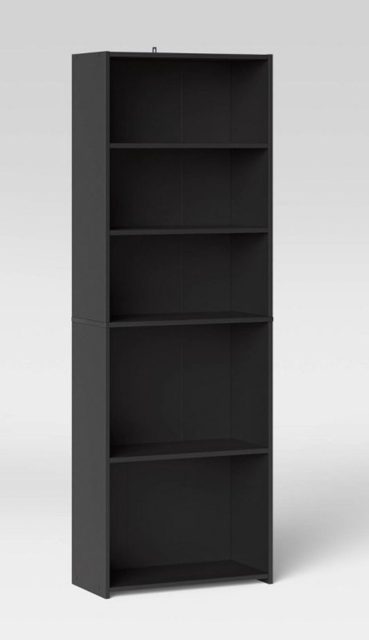 Two Tall Black Target Bookshelves (MUST GO!!)