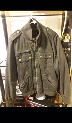 By Guess green jacket size medium