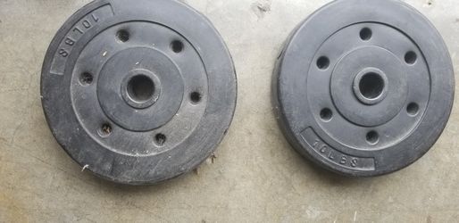 Set of 10 lbs for olympic bar