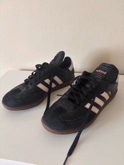 Black Adidas Samba shoes