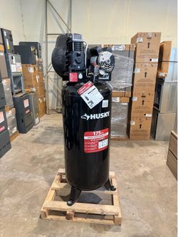 Shop Husky 60 Gal. 3.7 HP 1-Phase 175 PSI Oil Lubed Belt Drive Stationary Electric Air Compressor