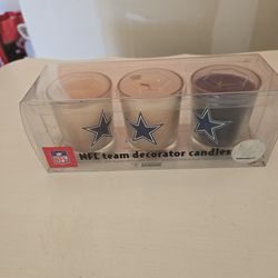 Dallas Cowboys Triple Candle Set