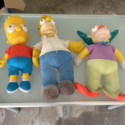 2005 The Simpsons Plushies