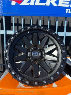 Rims new set of 4 HARDROCK MODEL HR-106 SIZE 17X9 6X139.7 OFFSET -12MM ā PICKUP PRICE