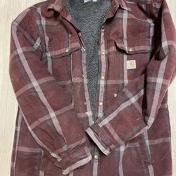 Carhaart Large Vintage Flannel Jacket 