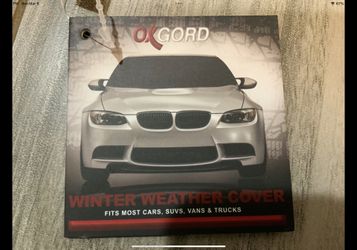 Windshield snow/ice cover