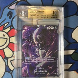 2025 One Piece Legacy of the Master ST18-004 Zoro-Juurou ALT ART SP BGS 10