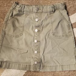 Girls Khaki Skirt Size 14/16