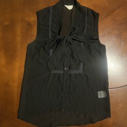  Black Tank See Through Blouse