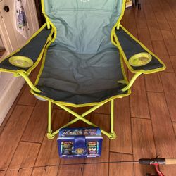 Kids Fishing Rod With Kit And Folding Chair