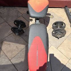 Workout Bench With Weights