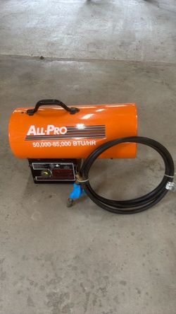 All Pro 50k-80k BTU portable heater