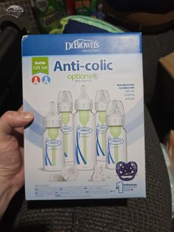 Dr Brown anti colic bottle gift set