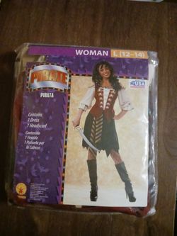 Womans Large Pirate Costume  $25