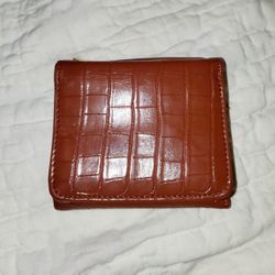 Faux Gator Skin Wallet
