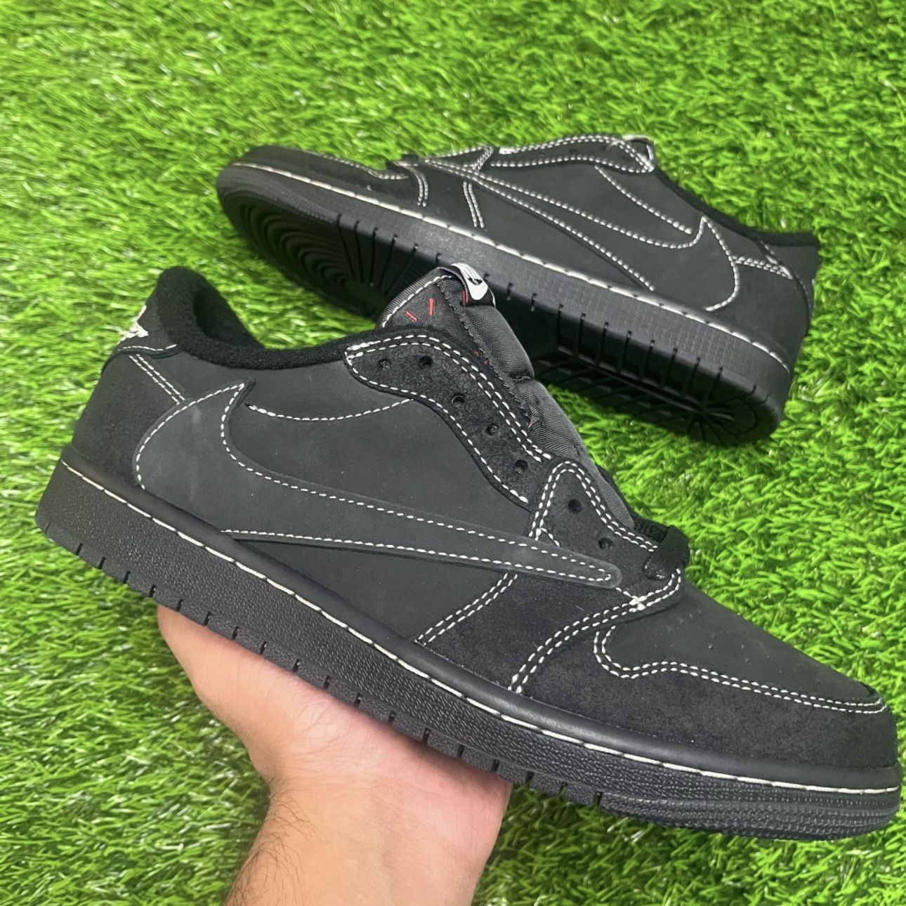 Travis Scott x Air Jordan 1 'Black Phantom'