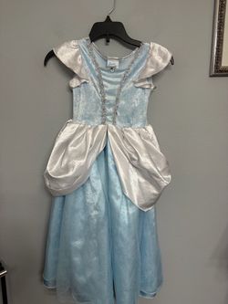 Great Pretenders Cinderella Princess Dress Blue & Silver Girls 3-4