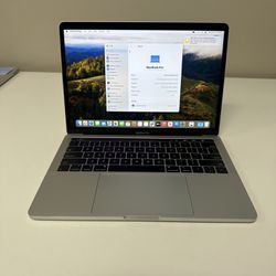 Apple 13” 2018 MacBook Pro TouchBar Retina 2.3ghz Quad Core i5 16gb RAM 512gb SSD macOS Sonoma LOW BATTERY CYCLE COUNTS LIKE NEW LAPTOP 