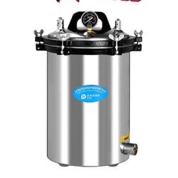 New 24 Liter Portable Pressure Autoclave Steam Sterilizer