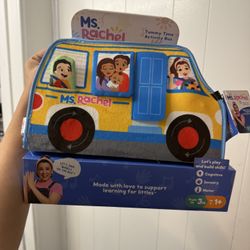Ms. Rachel Tummy Time Activity Bus Toy