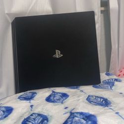 BRAND NEW PS4 PRO 1TB BLACK WITH ALL CABLES AND 2 CONTROLLERS 