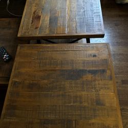 2 Living Room Wood Tables. 100 OBO ASAP