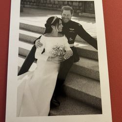 Duke & Duchess Of Sussex, Harry & Megan Thank You Card Following Their Wedding