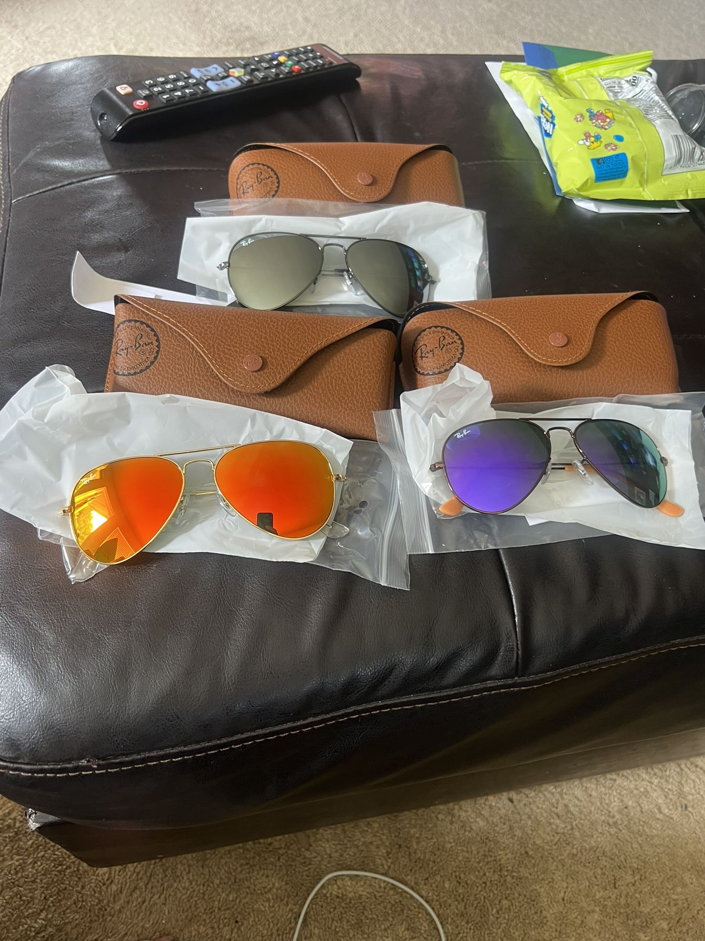 Brand New Rayban Aviators Raybans Ray Bans Aviator Rb3025 58mm 58